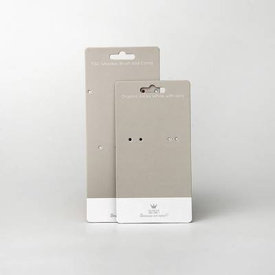 회색 성공을 위한 Eco 우호적 우아한 종이 헤더 카드