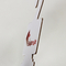 제휴 실크 스카프를 위한 종이 마분지 행거 디스플레이 표지를 출력하는 커스텀 로고