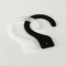 로고 없는 단순한 하얀 흑색 고형물 색깔 작은 플라스틱 후크